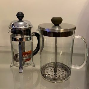 2 Stainless Steel French Press for Coffee